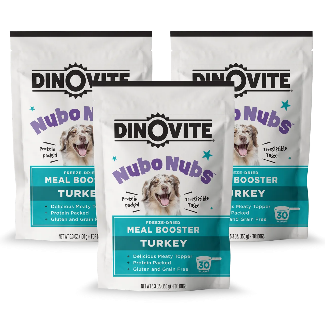 NubOnubs Meal Booster for Dogs (3-Pack)