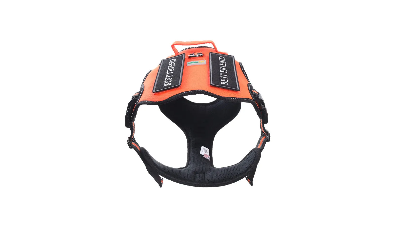 Orange Tactical Dog Harness