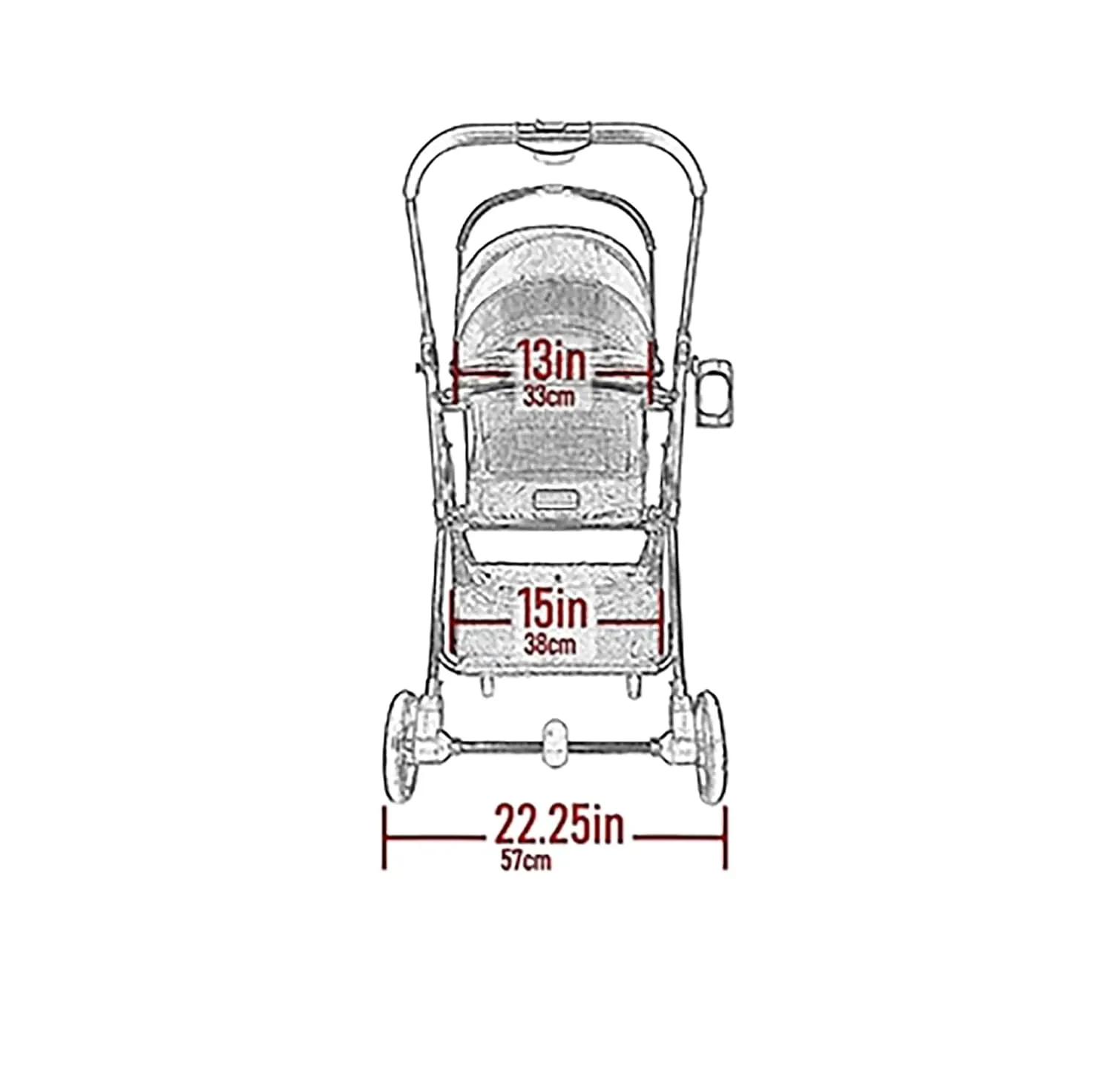 Pet Gear, A Vermont Family Owned Company Since 1936, 3-in-1 Travel System, View 360 Stroller Converts to Carrier and Booster Seat with Easy Click N Go Technology, for Small Dogs & Cats, 4 Colors