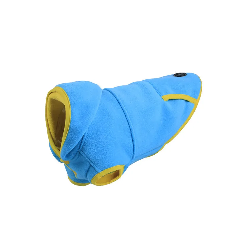 Polar Fleece Warm Dog Cat Hooded Jacket