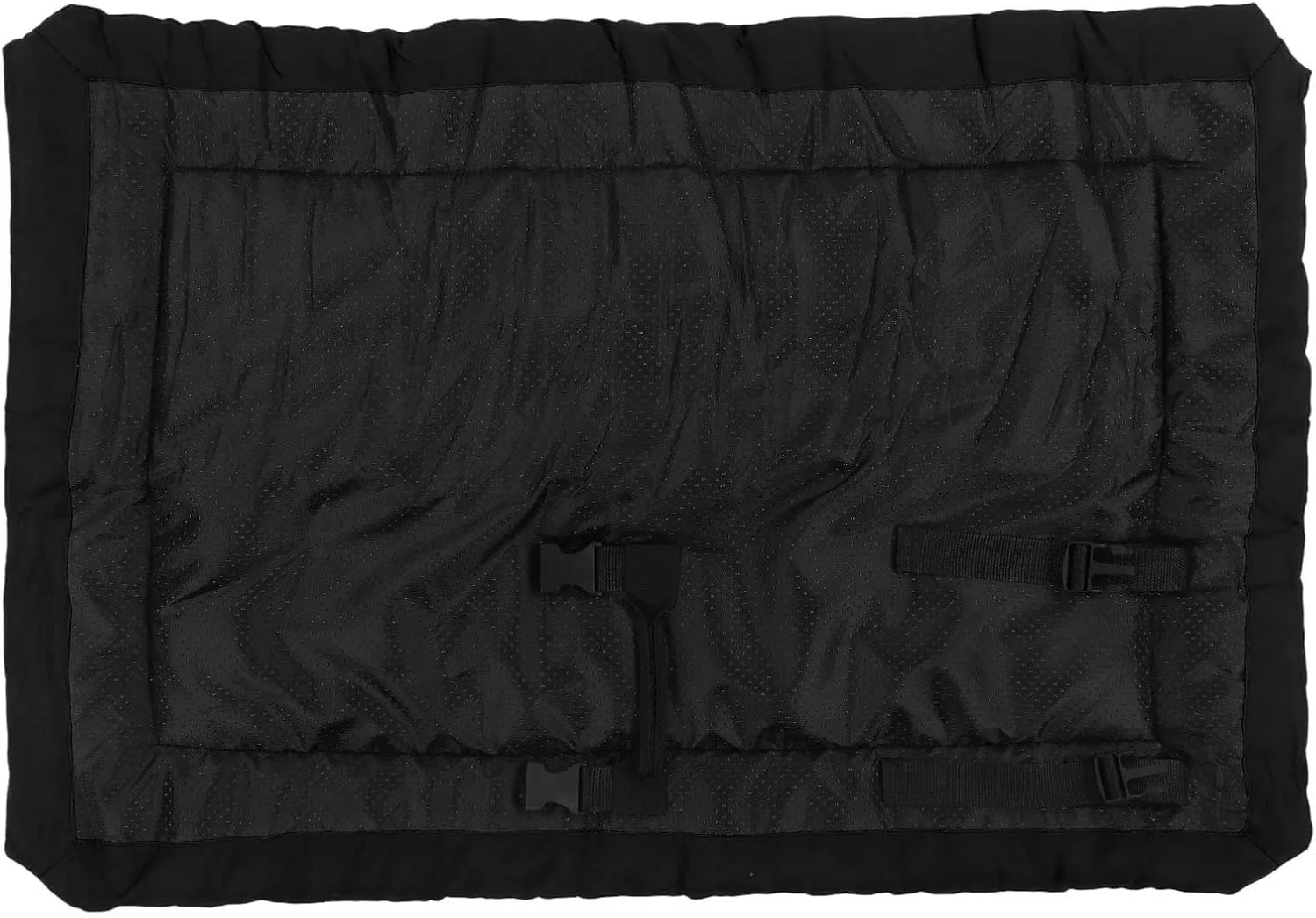 Portable Dog Travel Bed, Foldable, Easy to Carry, Washable Pet Mat, Ideal for Camping, Cars, Outdoor Activity (Grey)