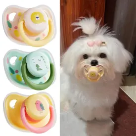 Practical Pet Calming Pacifier | Soft Silicone Chew-Resistant Molar Toy for Dogs and Cats | Pet Bite Toy M0L1 | Alo Trendy