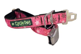 Pup Top Collar - Pink Retro Flowers