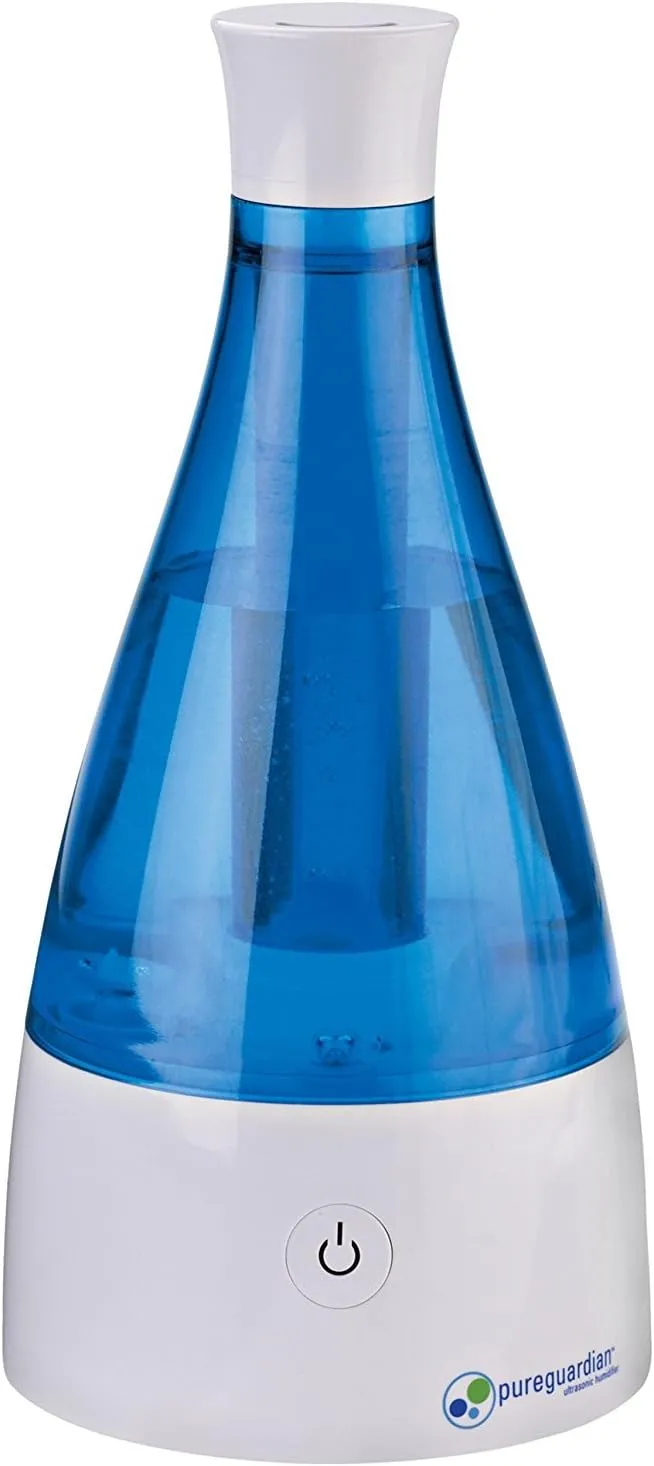 PureGuardian Ultrasonic Cool Mist Humidifier, 10 Hrs. Run Time, 210 Sq. Ft. Coverage, Small Rooms, Quiet, Filter Free, H920BL