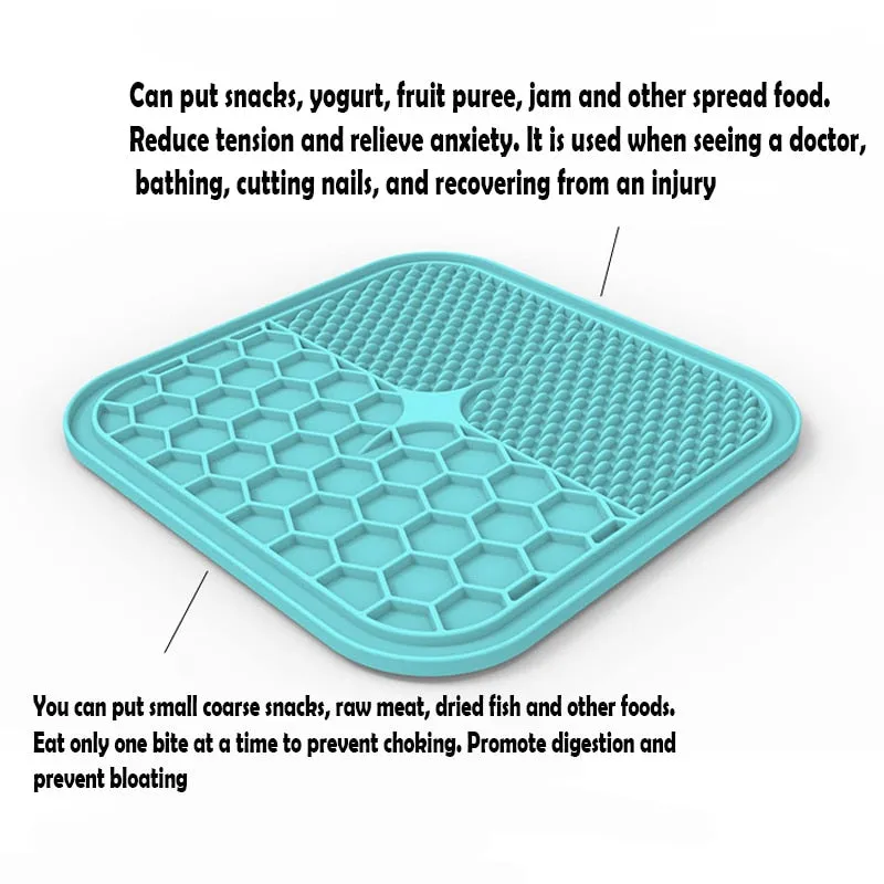 Slow Feeding Silicone Lick Mat