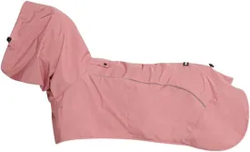 Spark Paws Dog Raincoat, Waterproof Windproof Rain Jacket, for Small Medium Large Extra Large Dogs, Reflective Breathable Full-Body Coverage Dry Suit - Sea Pink, S