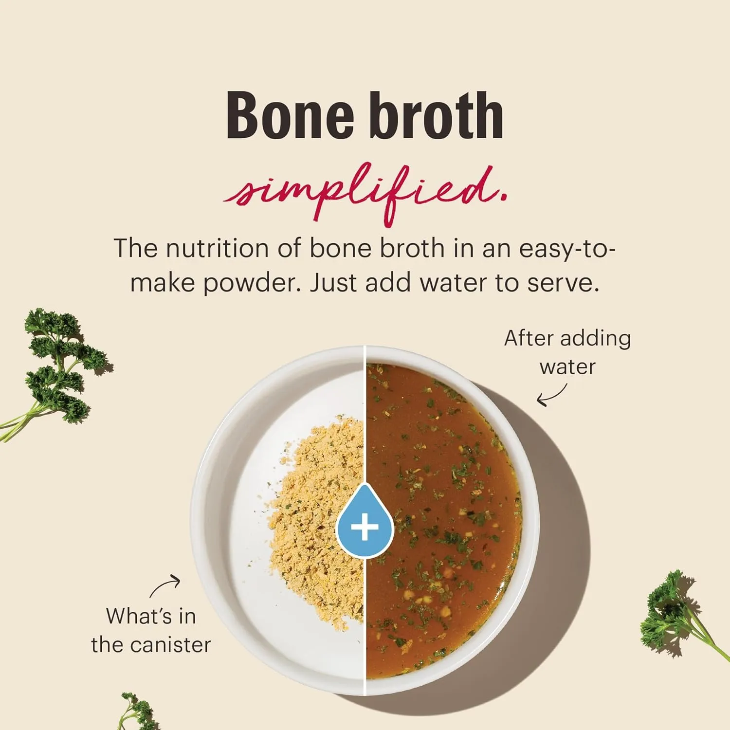 The Honest Kitchen Human Grade Daily Boosts Instant Beef Bone Broth with Turmeric for Dogs 3.6 Ounces