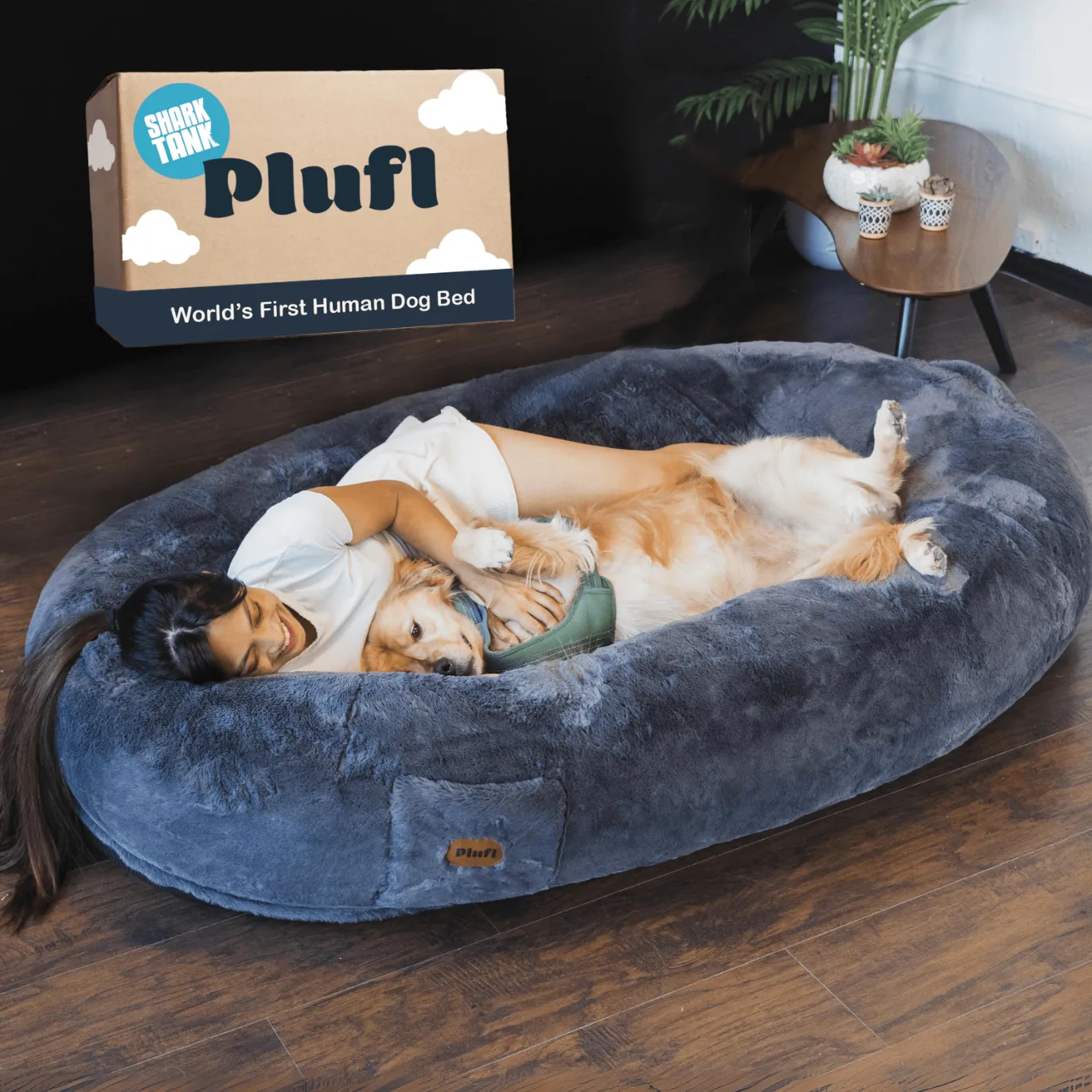 The Plufl Human Dog Bed (Replo LP)