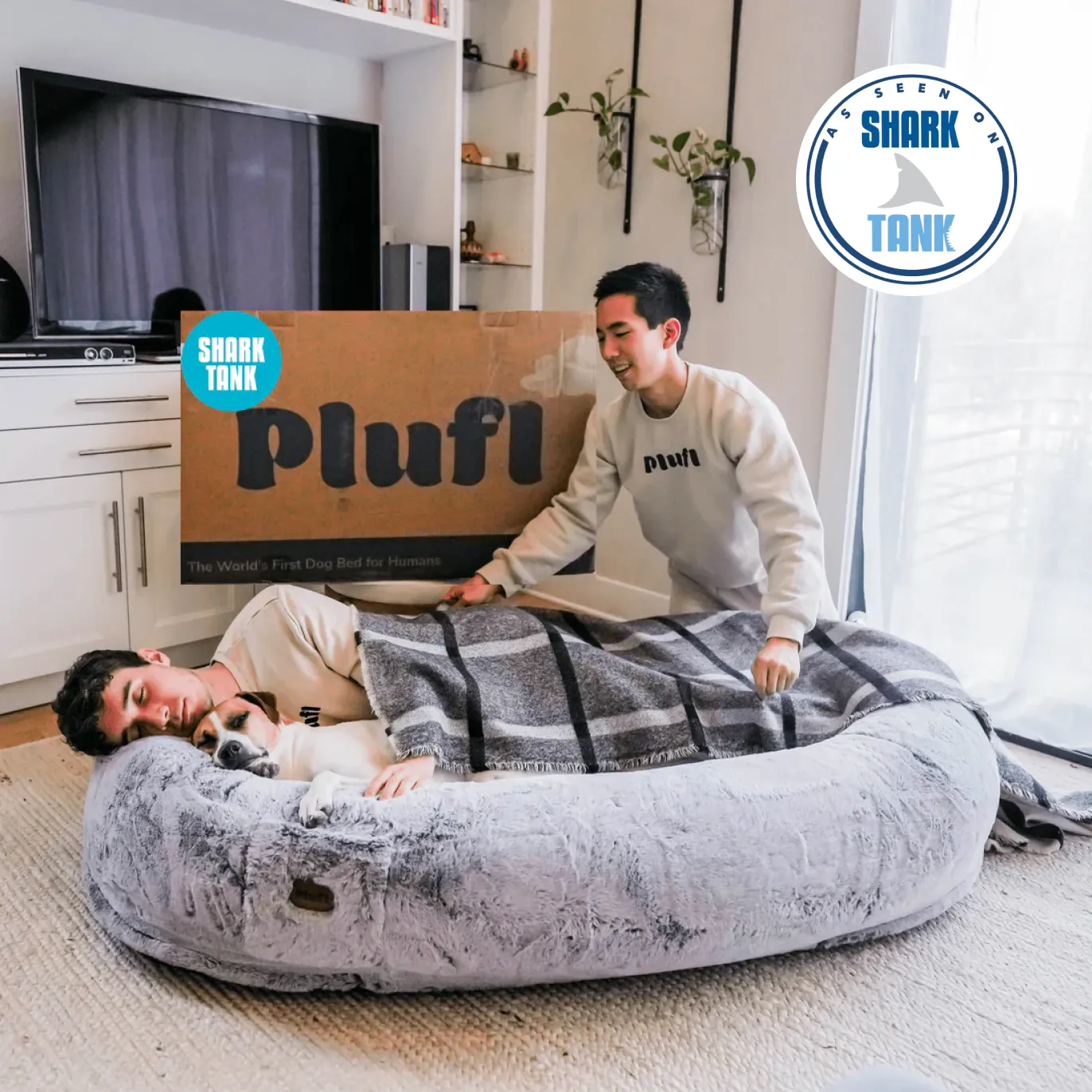 The Plufl Human Dog Bed (Replo LP)