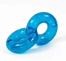 Treat Dispensing Dog Puzzle Toy, Nontoxic Bite Food Ball Slow Feeder, Dog Treat Dispenser, Exercise Game, IQ Training Ball-Feeder (Blue)