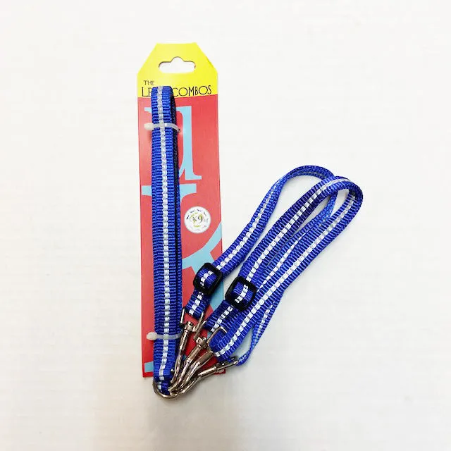 UK9 Reflective Leash Combos with Harness or Coupler