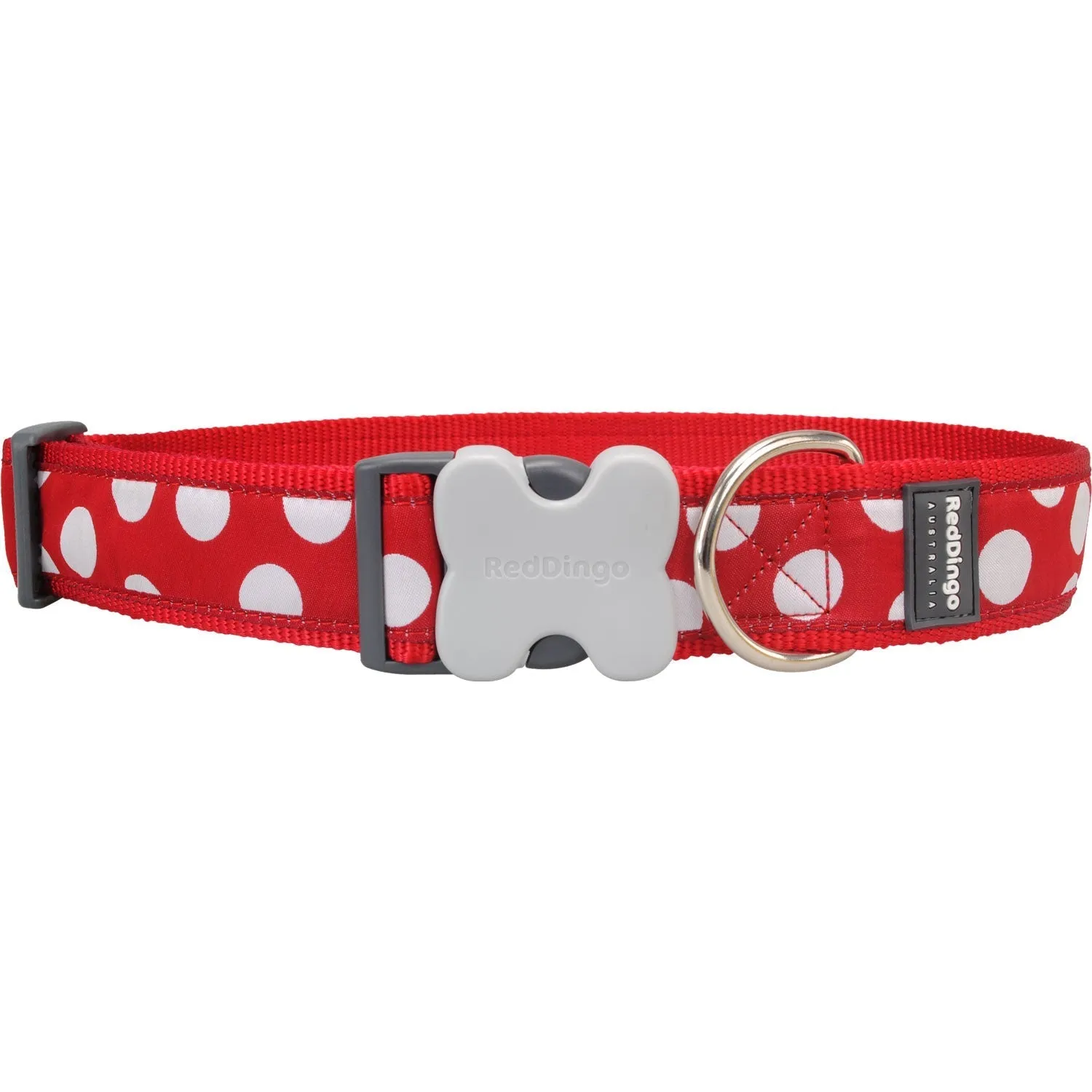 White Spots on Red Dog Collar