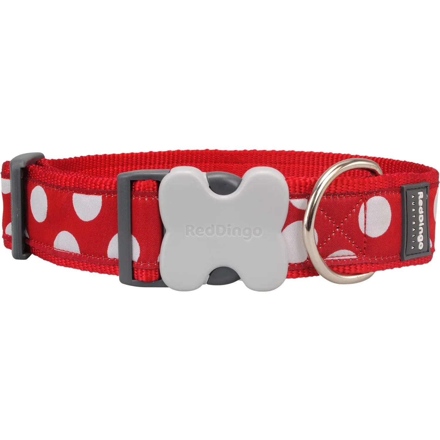 White Spots on Red Dog Collar