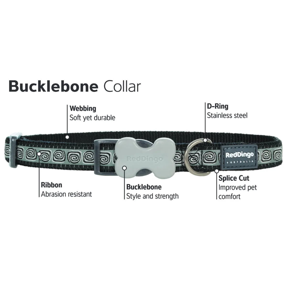 White Spots on Red Dog Collar